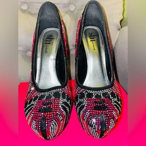 SHI by Journeys Bejeweled Heels